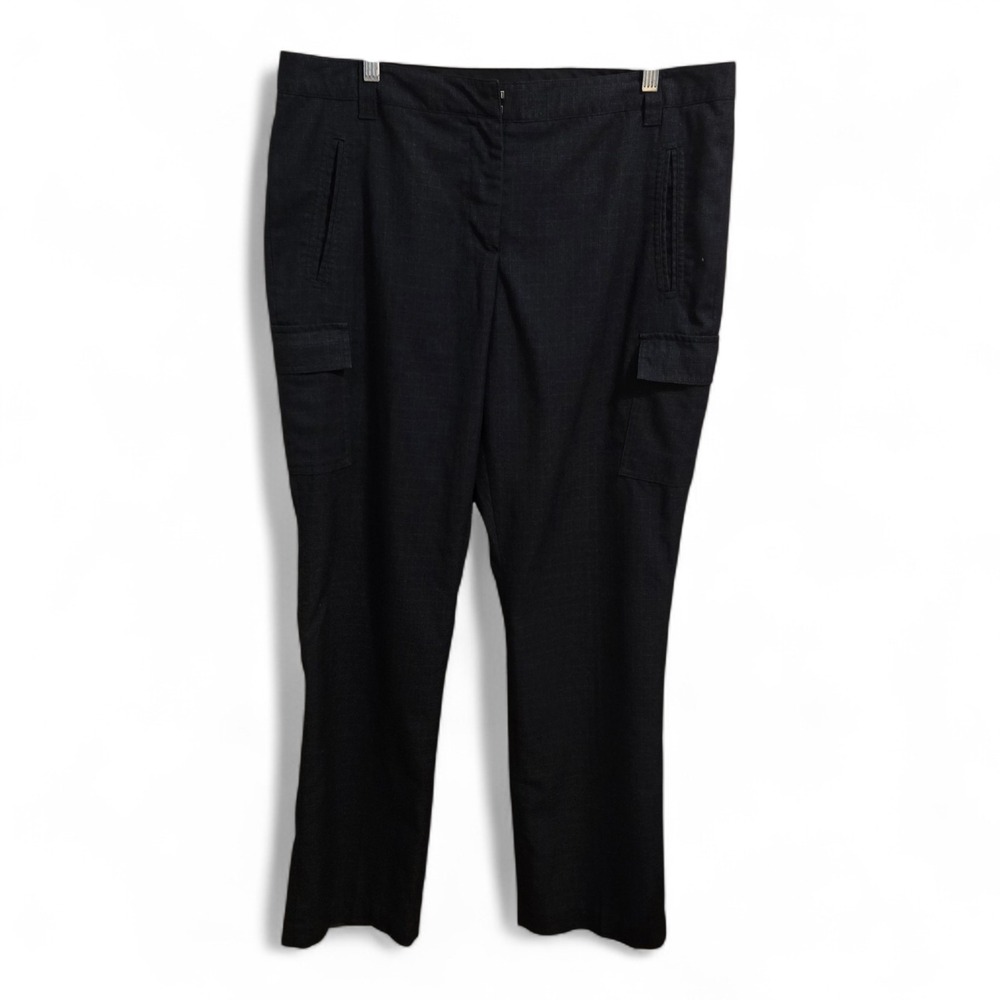 Worthington Women's Cargo Pants Charcoal Size 16. Excellent Condition